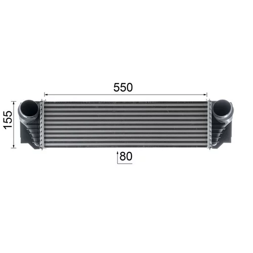Chladič plniaceho vzduchu CI 183 000P /MAHLE/ - obr. 14
