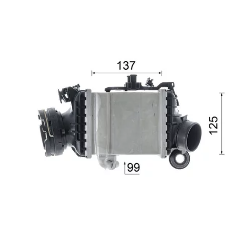 Chladič plniaceho vzduchu CI 616 000P /MAHLE/ - obr. 10