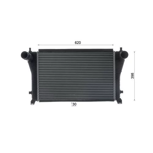 Chladič plniaceho vzduchu CI 667 000S /MAHLE/ - obr. 9