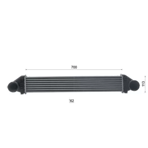 Chladič plniaceho vzduchu CI 84 000S /MAHLE/ - obr. 9