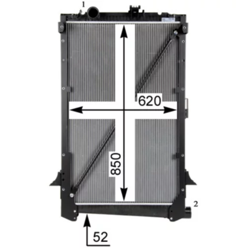 Chladič motora CR 1048 000S /MAHLE/ - obr. 6