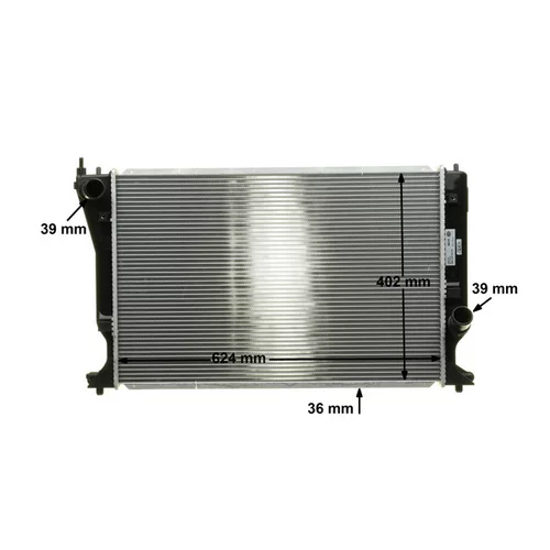 Chladič motora CR 1081 000S /MAHLE/ - obr. 9