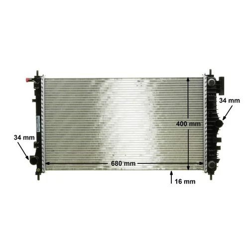 Chladič motora CR 1098 000P /MAHLE/ - obr. 15