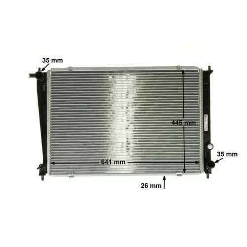 Chladič motora CR 1316 000P /MAHLE/ - obr. 1