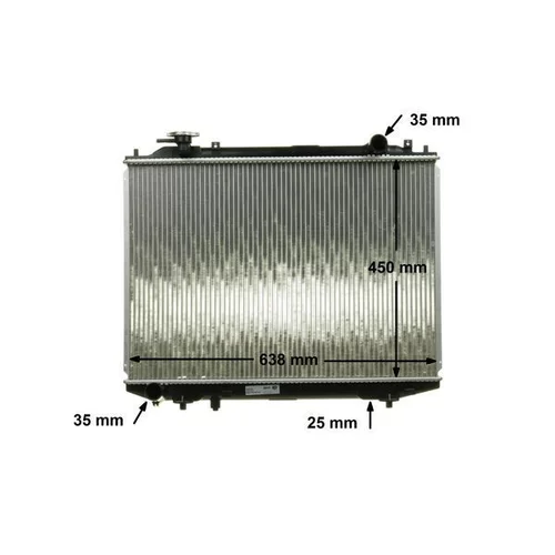 Chladič motora CR 1746 000S /MAHLE/ - obr. 15