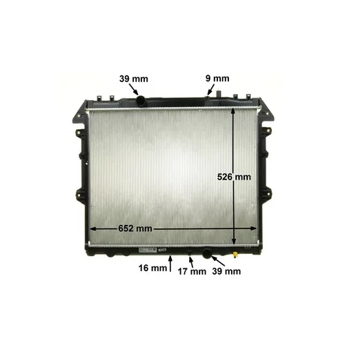 Chladič motora CR 1867 000S /MAHLE/ - obr. 9