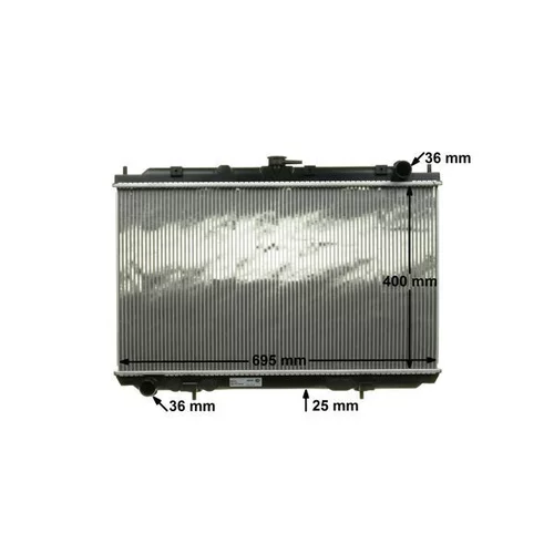 Chladič motora CR 1876 000S /MAHLE/ - obr. 9
