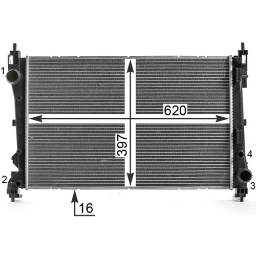 Chladič motora CR 2003 000P /MAHLE/ - obr. 7