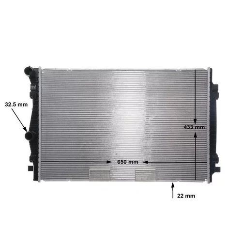 Chladič motora CR 2055 000S /MAHLE/ - obr. 17