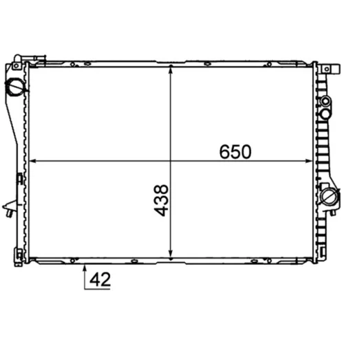 Chladič motora CR 281 000P /MAHLE/ - obr. 10