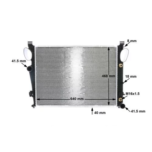 Chladič motora CR 302 000S /MAHLE/ - obr. 16