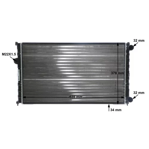 Chladič motora CR 395 000S /MAHLE/ - obr. 16