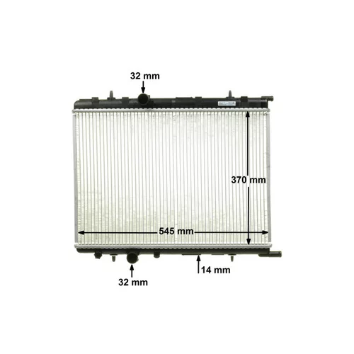 Chladič motora CR 515 000P /MAHLE/ - obr. 11
