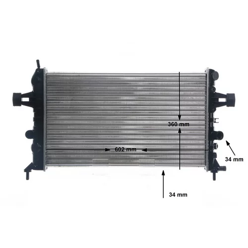 Chladič motora CR 574 000S /MAHLE/ - obr. 1