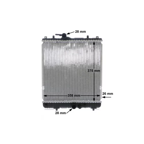 Chladič motora CR 836 000S /MAHLE/ - obr. 11
