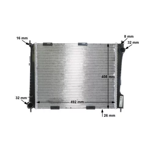 Chladič motora CR 841 000S /MAHLE/ - obr. 11