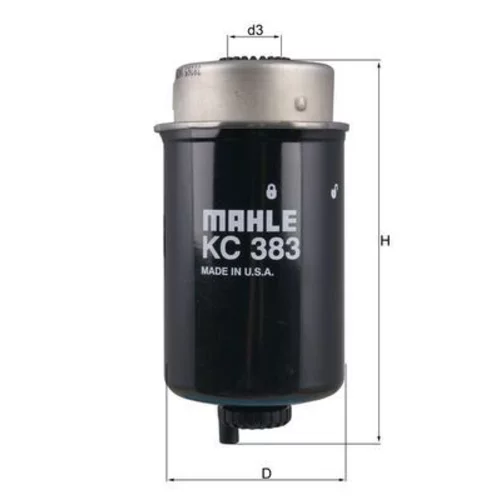 Palivový filter MAHLE KC 383