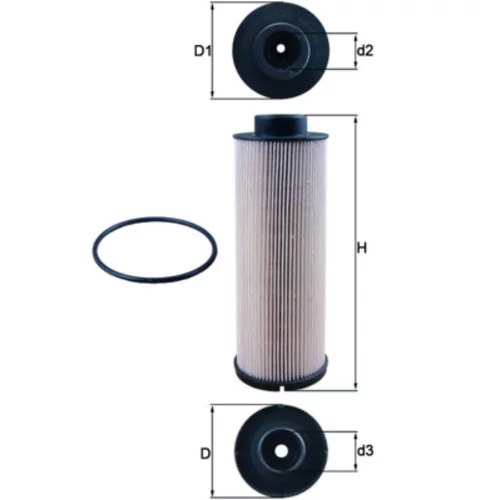 Palivový filter MAHLE KX 73/2D