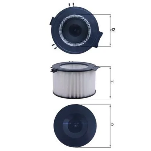 Filter vnútorného priestoru LA 65 /MAHLE/ - obr. 1