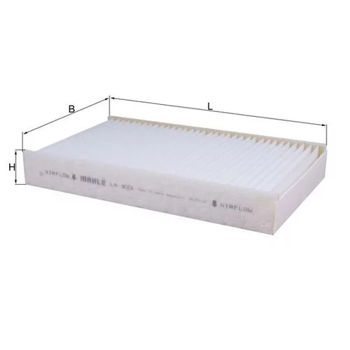 Filter vnútorného priestoru LA 933 /MAHLE/ - obr. 2