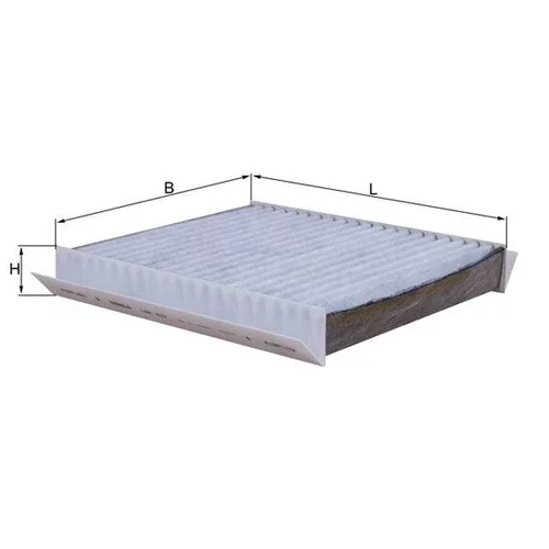 Filter vnútorného priestoru LAK 457 /MAHLE/ - obr. 1