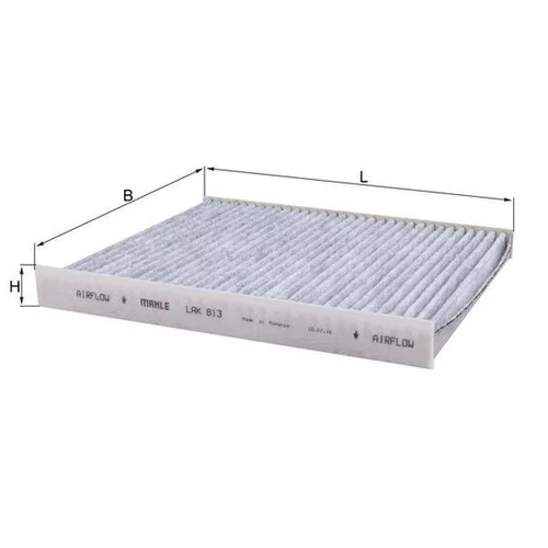 Filter vnútorného priestoru LAK 813 /MAHLE/ - obr. 2