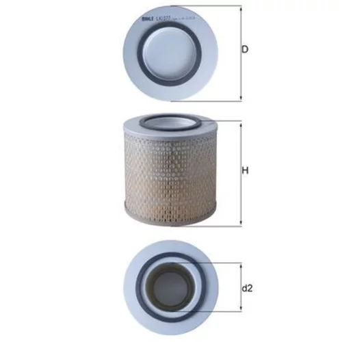 Vzduchový filter MAHLE LX 1077
