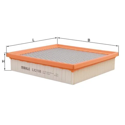 Vzduchový filter MAHLE LX 2108