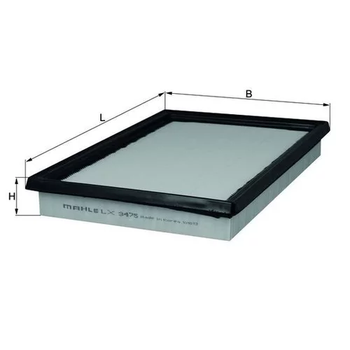 Vzduchový filter LX 3475 /MAHLE/ - obr. 1
