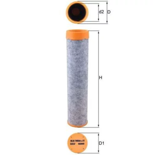 Filter sekundárneho vzduchu MAHLE LXS 7045