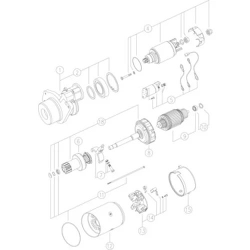 Štartér MS 101 /MAHLE/ - obr. 3