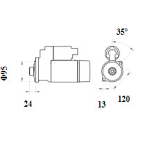 Štartér MS 1163 /MAHLE/ - obr. 1