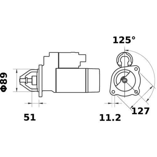 Štartér MS 199 /MAHLE/ - obr. 4