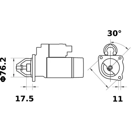 Štartér MS 284 /MAHLE/ - obr. 4