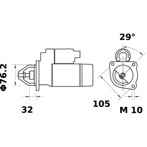 Štartér MS 410 /MAHLE/ - obr. 4
