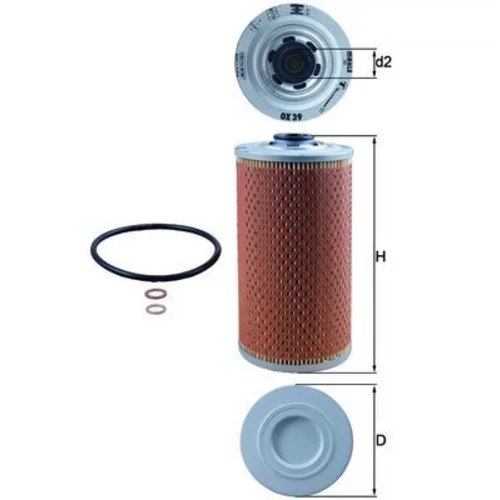 Olejový filter MAHLE OX 39D