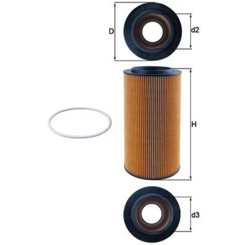 Olejový filter MAHLE OX 561D
