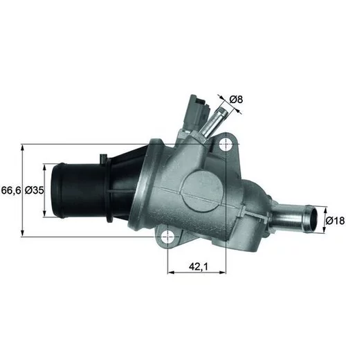 Termostat chladenia TI 167 88 /MAHLE/ - obr. 2