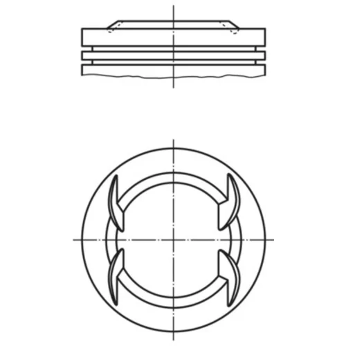 Piest 011 PI 00111 000 /MAHLE/ - obr. 1