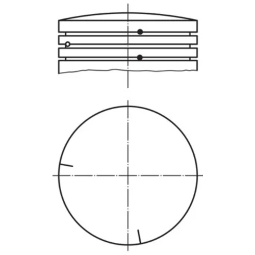 Piest MAHLE 034 10 01