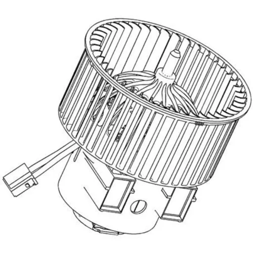 Vnútorný ventilátor AB 121 000P /MAHLE/ - obr. 2