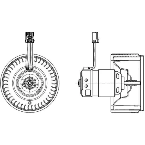 Vnútorný ventilátor AB 71 000P /MAHLE/ - obr. 1