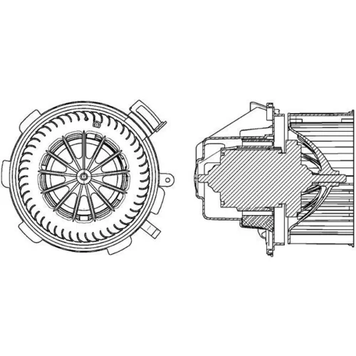 Vnútorný ventilátor AB 88 000P /MAHLE/ - obr. 1