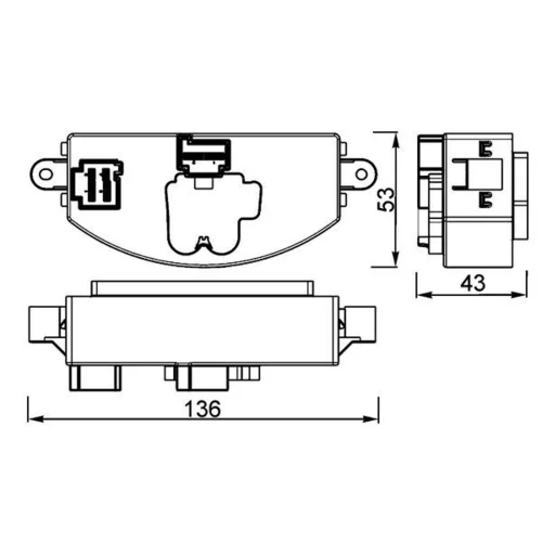Regulator, ventilator vnutorneho priestoru ABR 106 000P /MAHLE/ - obr. 1