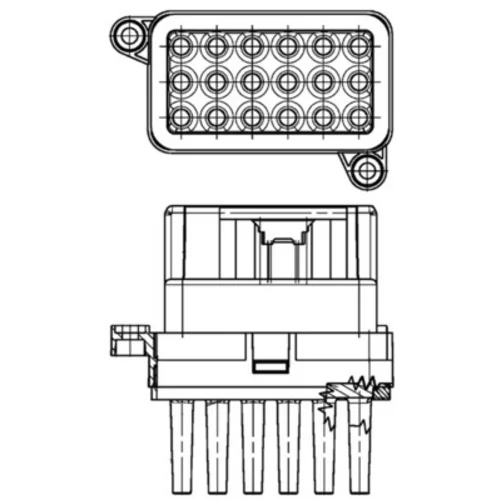 Regulator, ventilator vnutorneho priestoru ABR 95 000P /MAHLE/ - obr. 1