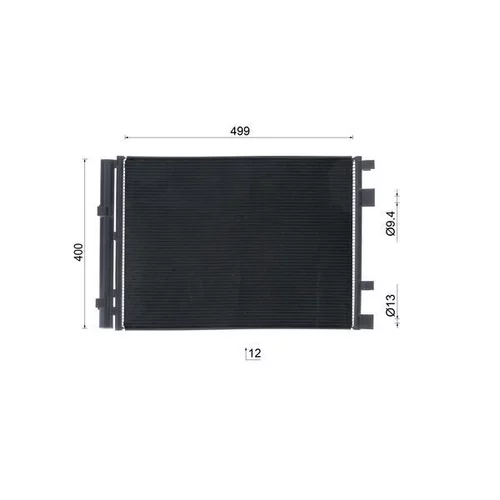 Kondenzátor klimatizácie AC 1011 000S /MAHLE/ - obr. 9
