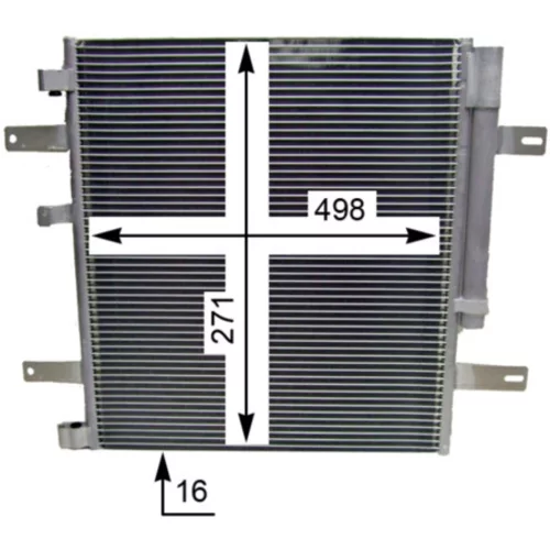 Kondenzátor klimatizácie AC 853 000S /MAHLE/ - obr. 10