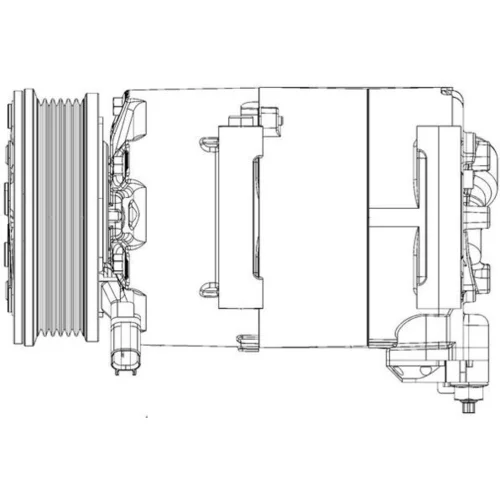 Kompresor klimatizácie ACP 1366 000P /MAHLE/ - obr. 9