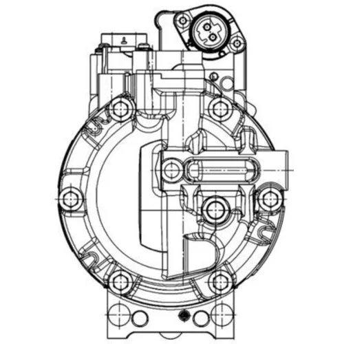 Kompresor klimatizácie ACP 1453 000P /MAHLE/ - obr. 6