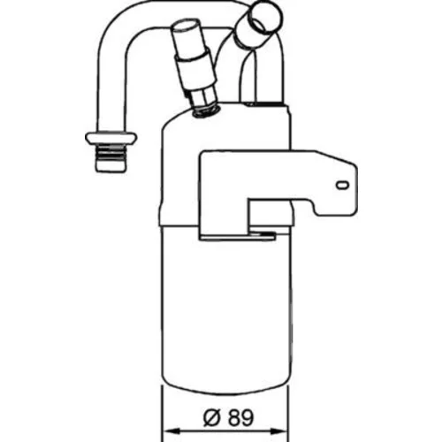 Vysúšač klimatizácie AD 274 000P /MAHLE/ - obr. 1
